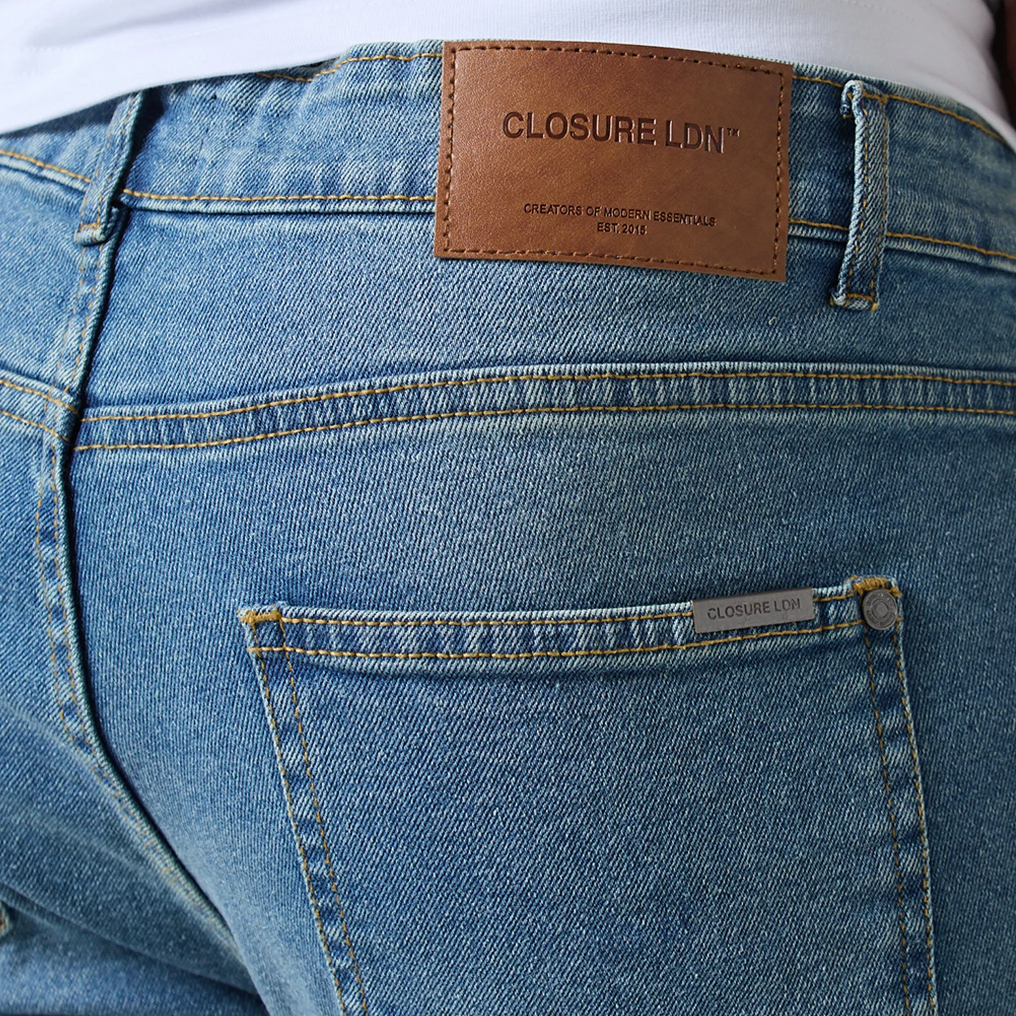 2-Pack Slim Fit Denim Jeans | Mid Blue Wash Light Blue Wash