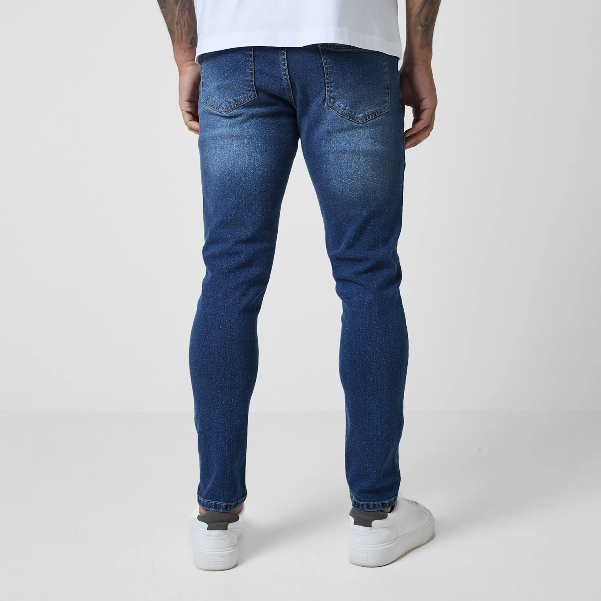 2-Pack Slim Fit Denim Jeans | Mid Blue Wash Light Blue Wash