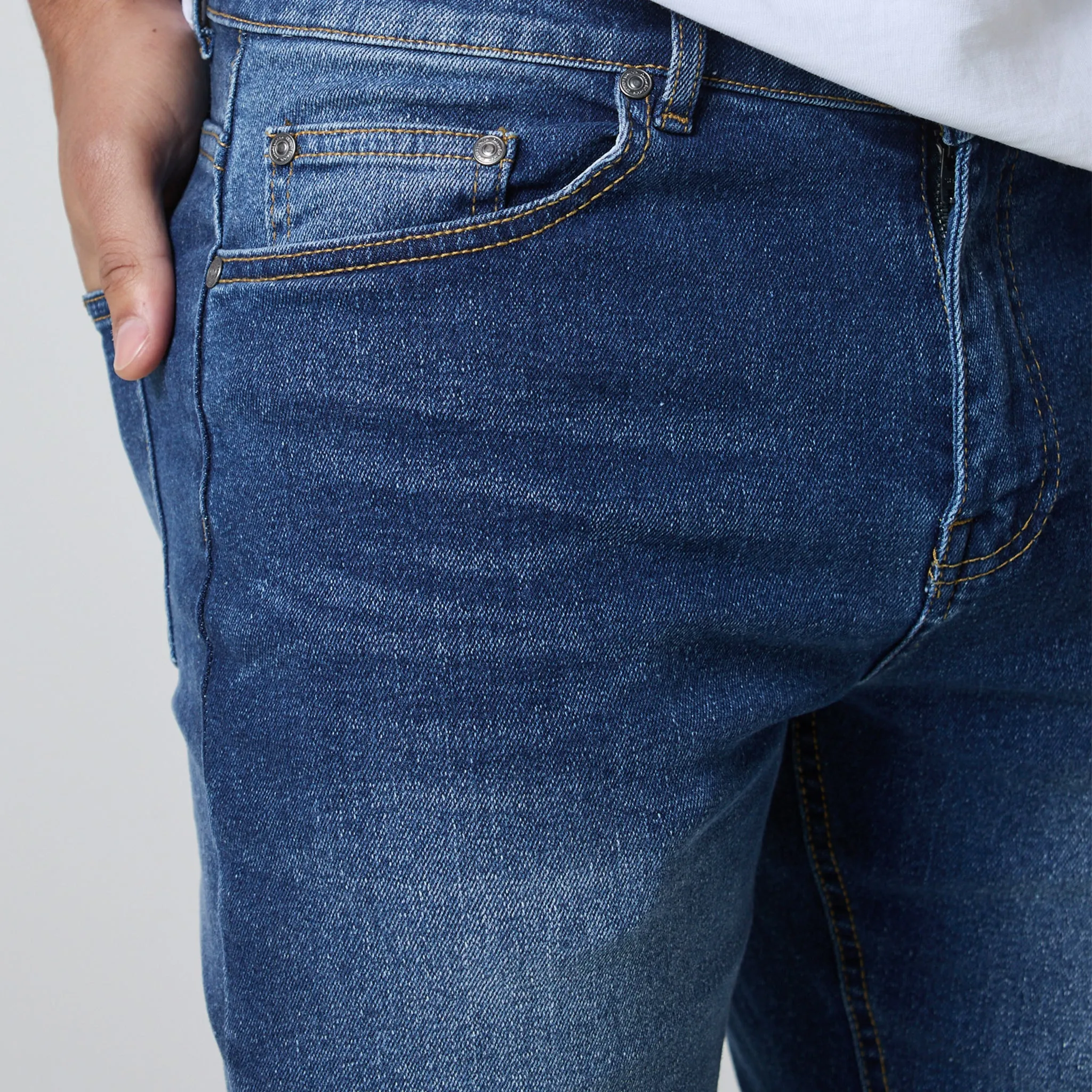 2-Pack Slim Fit Denim Jeans | Mid Blue Wash Light Blue Wash