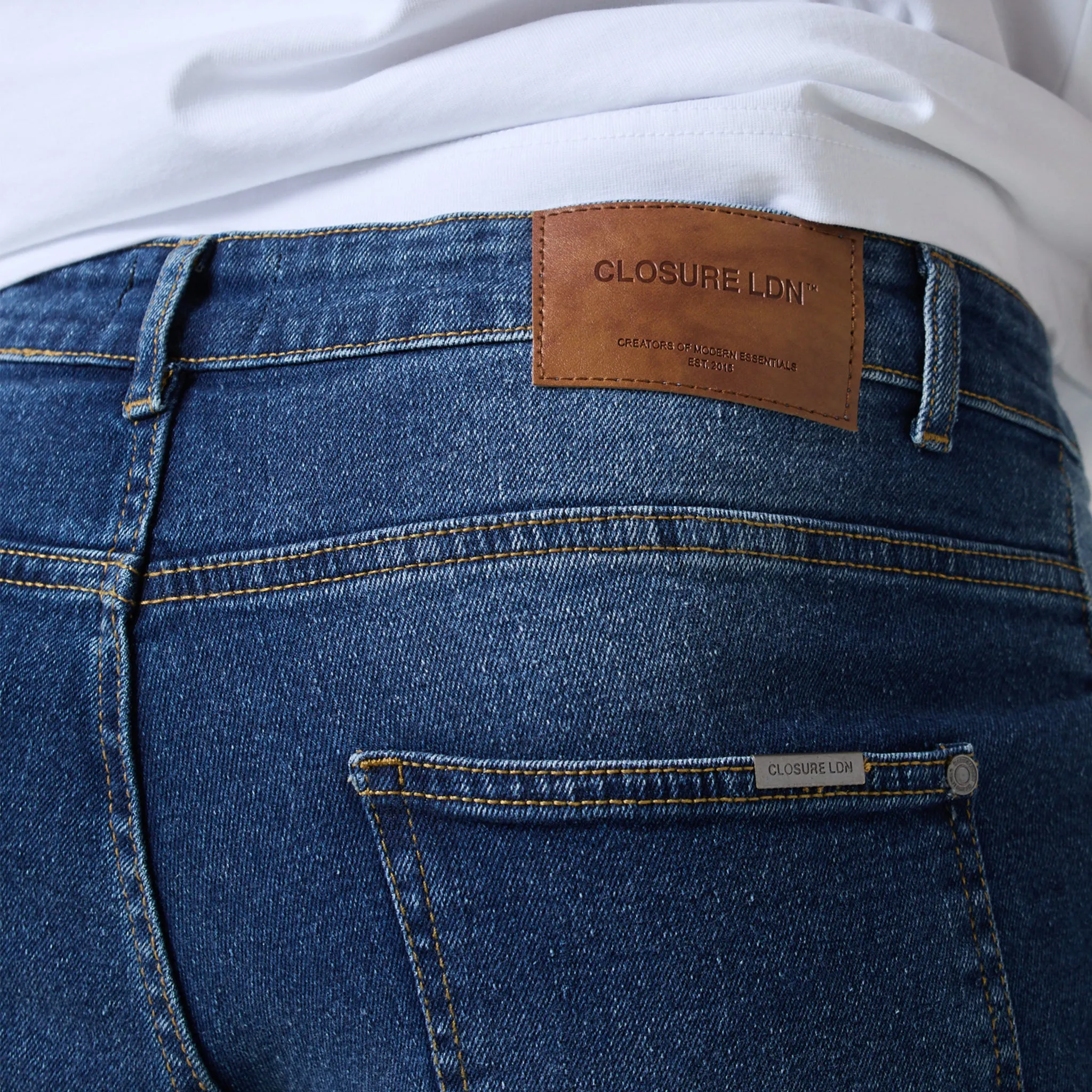 2-Pack Slim Fit Denim Jeans | Mid Blue Wash Light Blue Wash