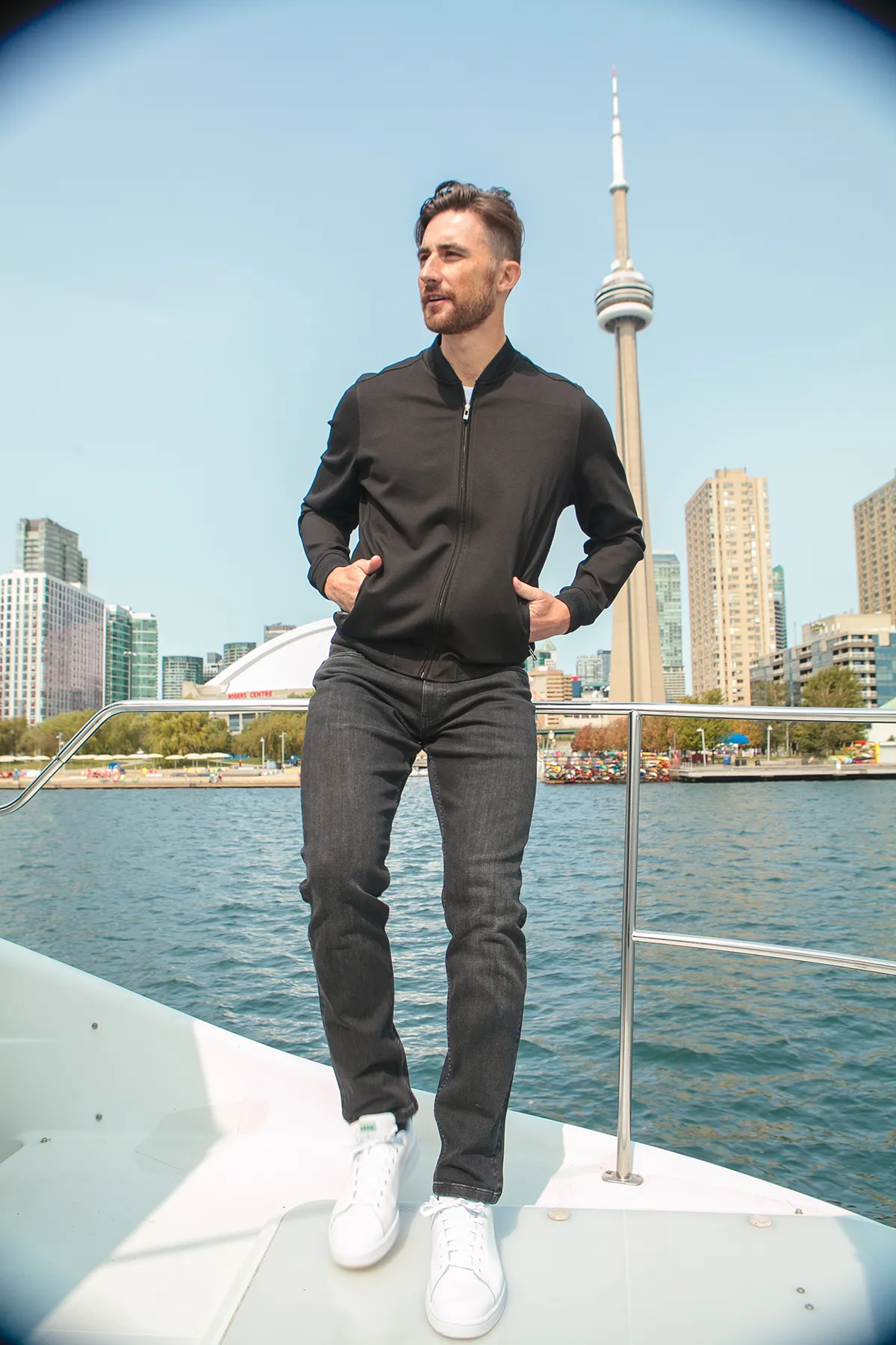 7 Downie St. - Stretch Denim - Denver Black