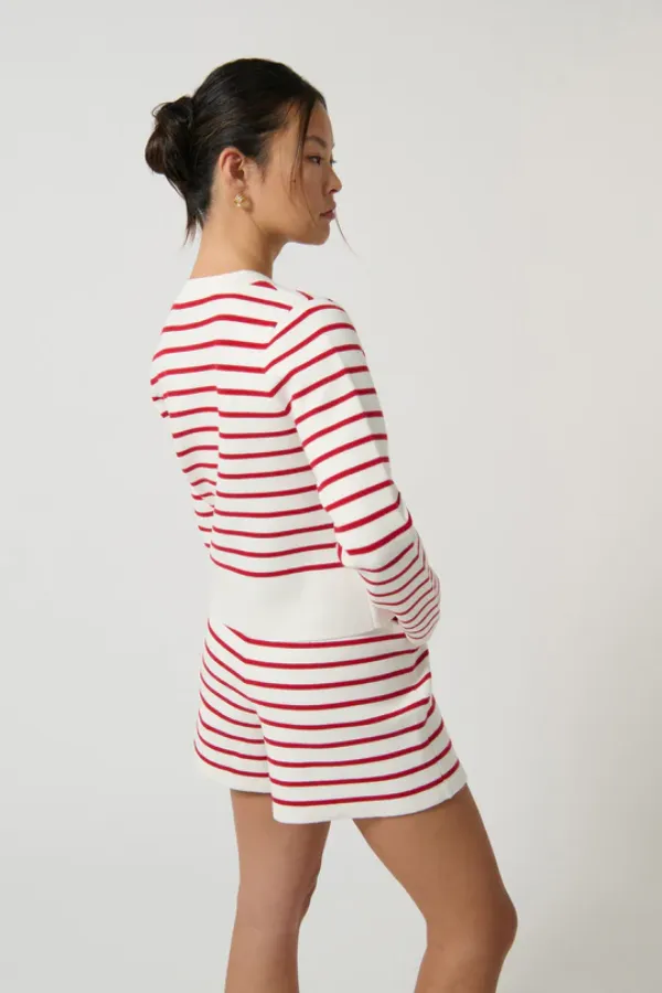 Amelia Cardigan Red