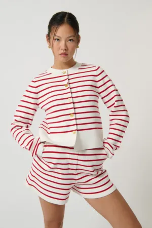 Amelia Cardigan Red