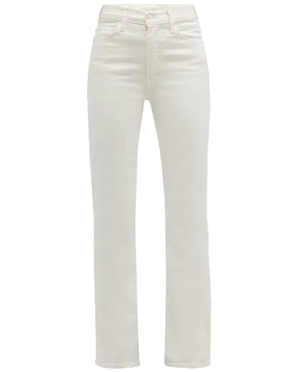 Antique White High Waisted Weekender Skimp Slip Bootcut Jeans
