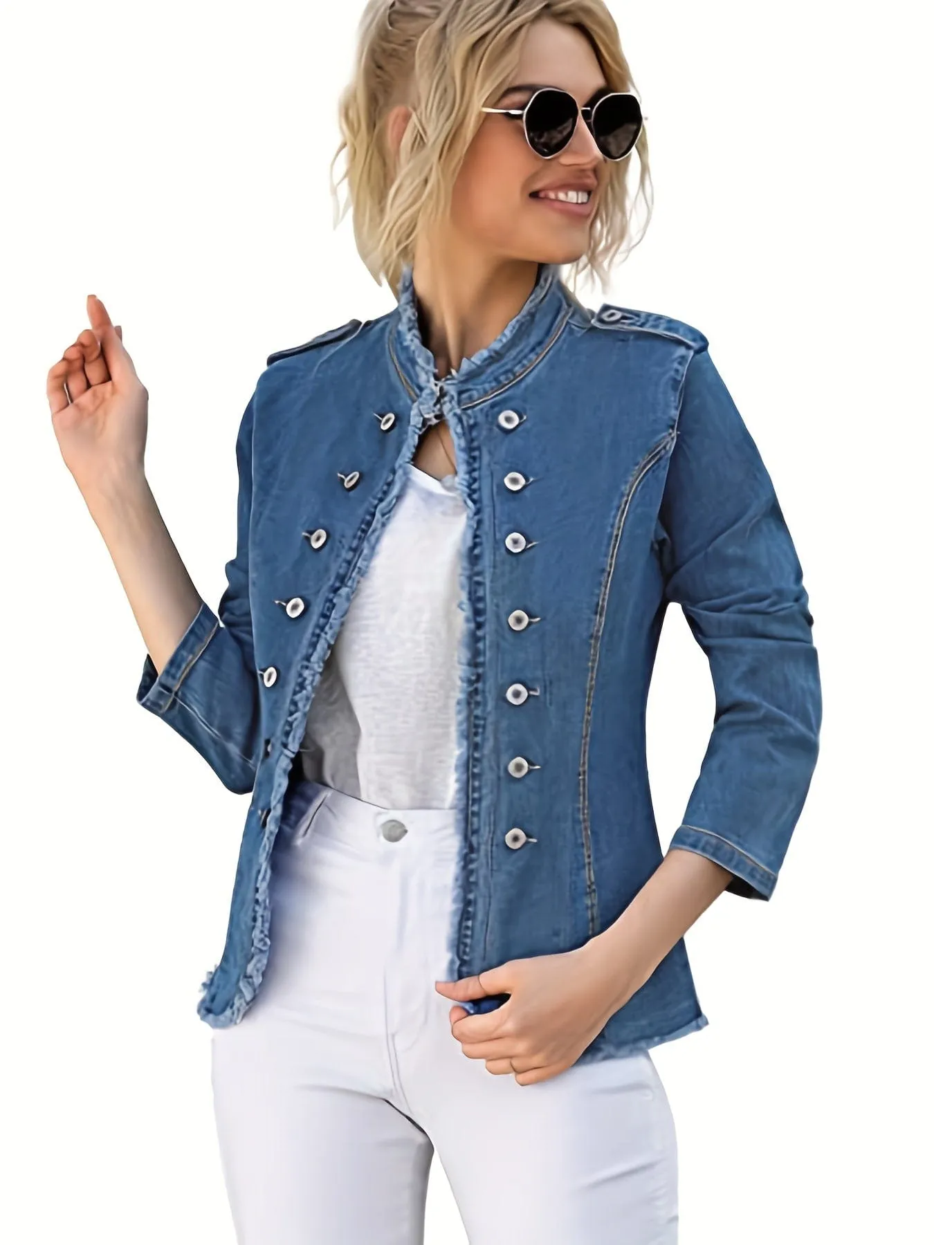 Black Denim Trucker Jacket