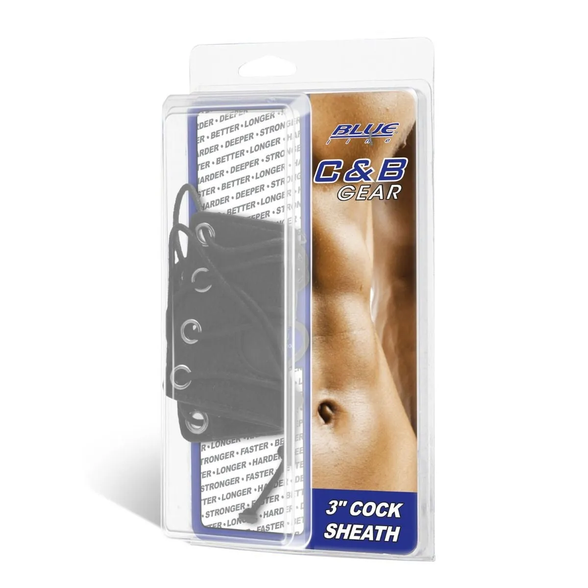 Blue Line Cock Sheath Black 3 Inch