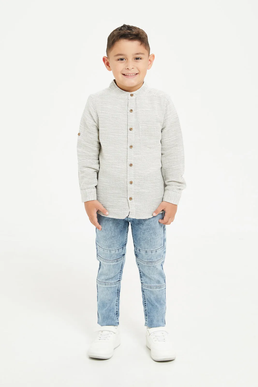 Boys Blue Slim Fit Jeans