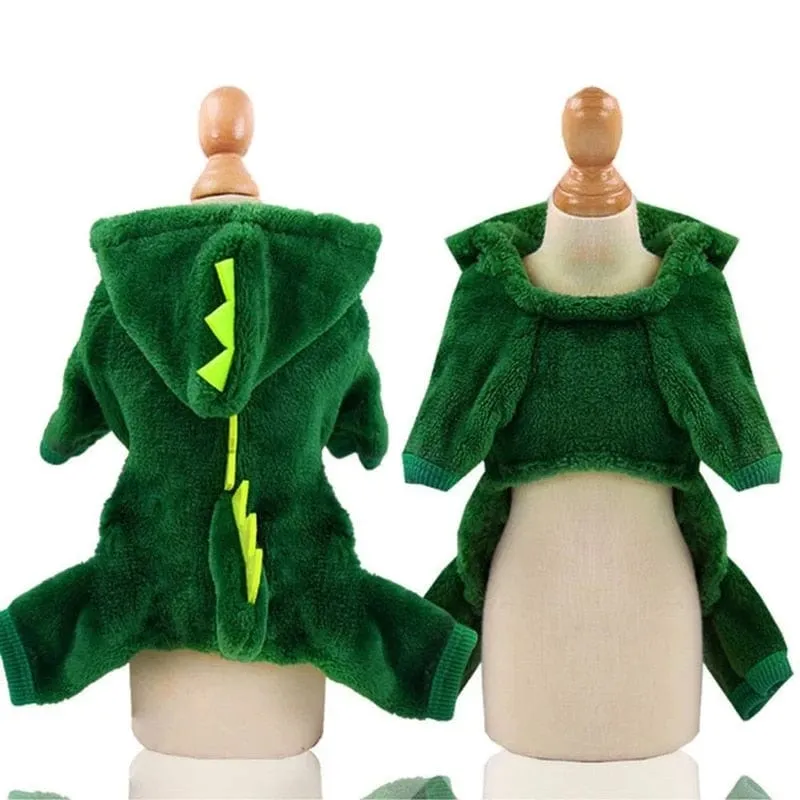 Cat Cozy Coat Dinosaur Costume