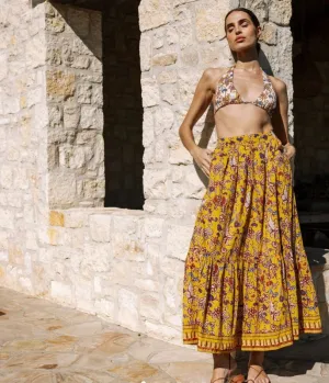 Charlene Ankle Skirt