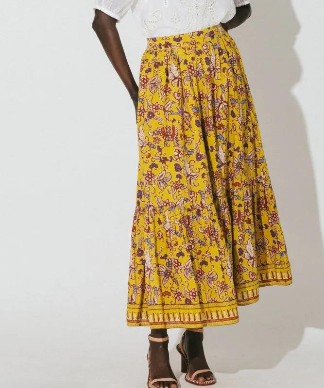 Charlene Ankle Skirt