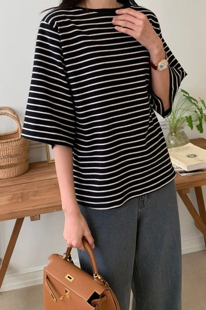 Classic Breton Stripe Top