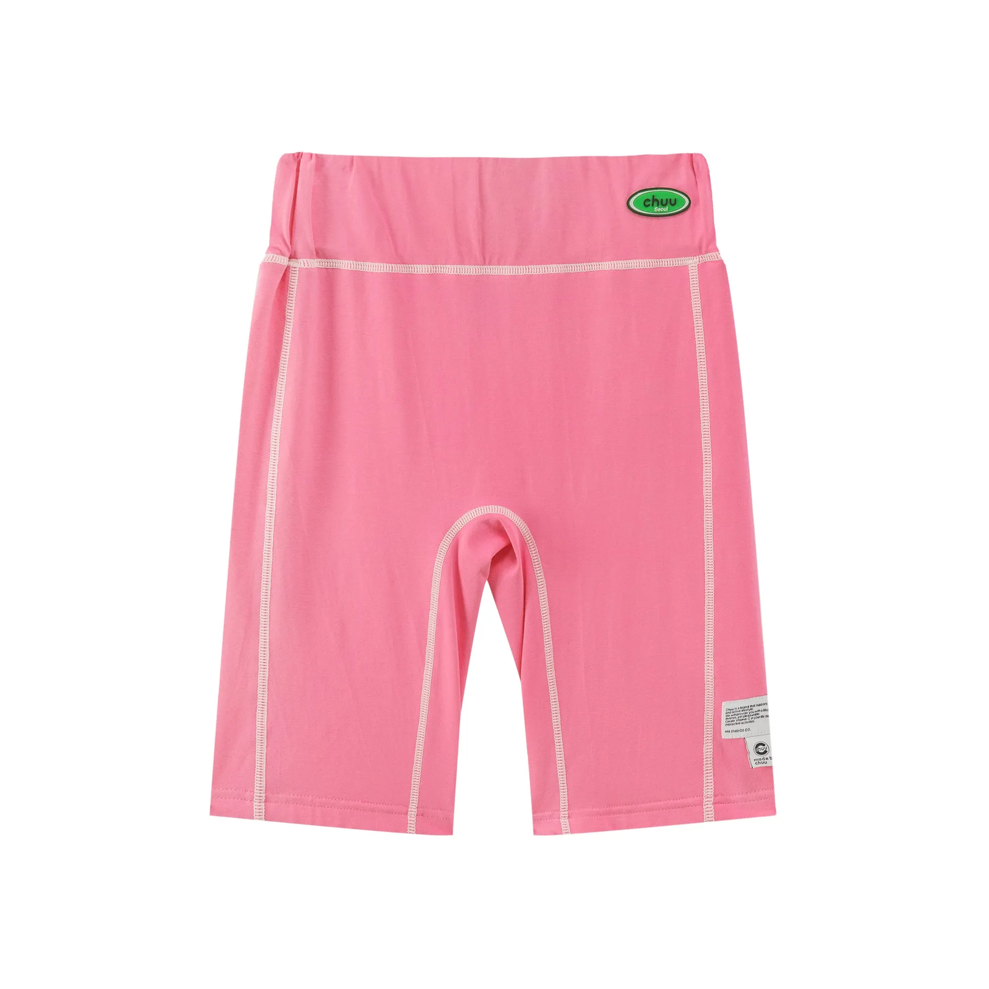 Color Matching Line Bermuda Shorts