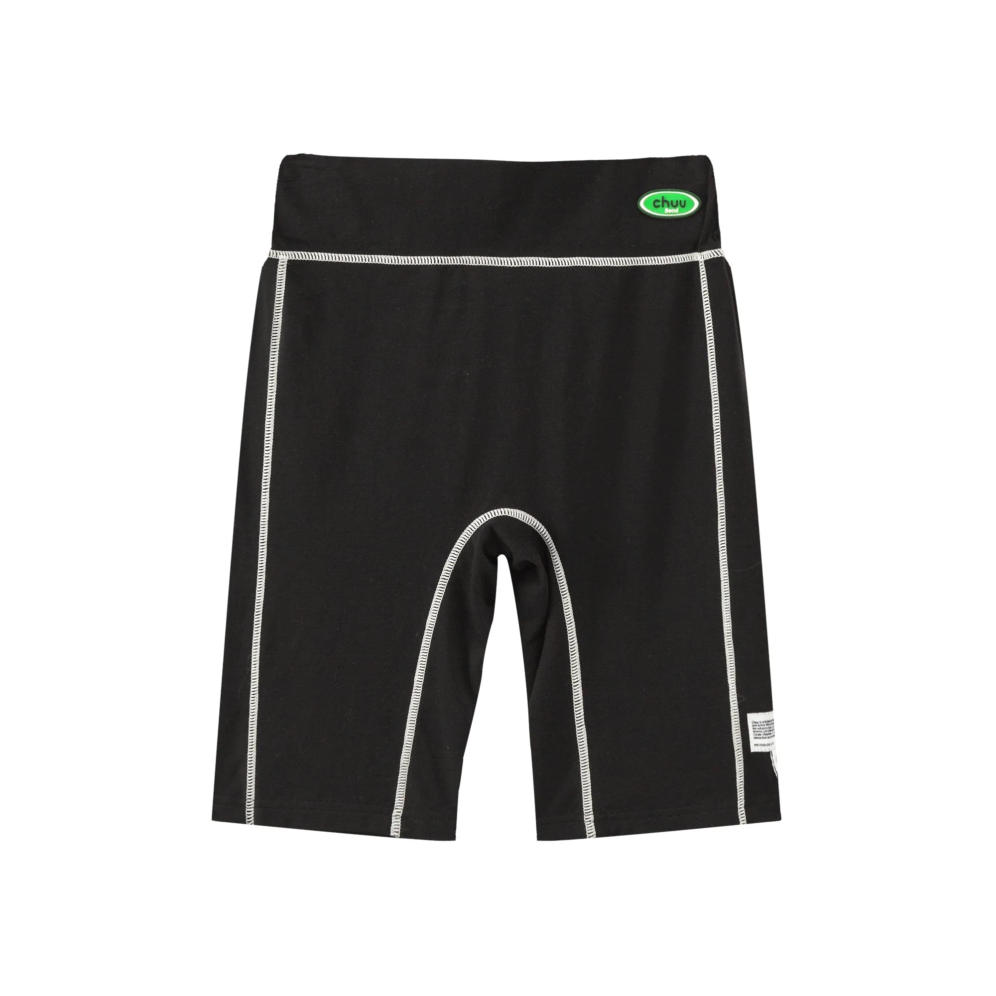 Color Matching Line Bermuda Shorts