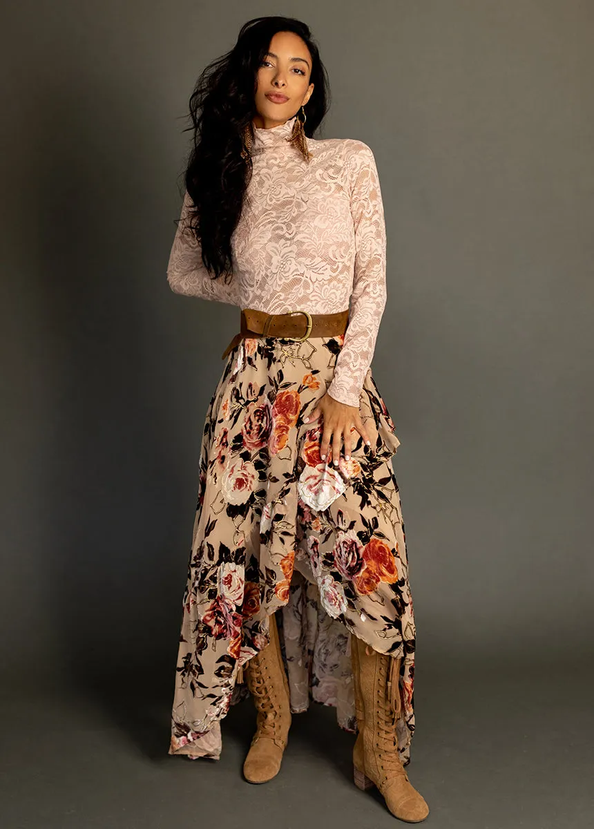 Devina Skirt in Cream