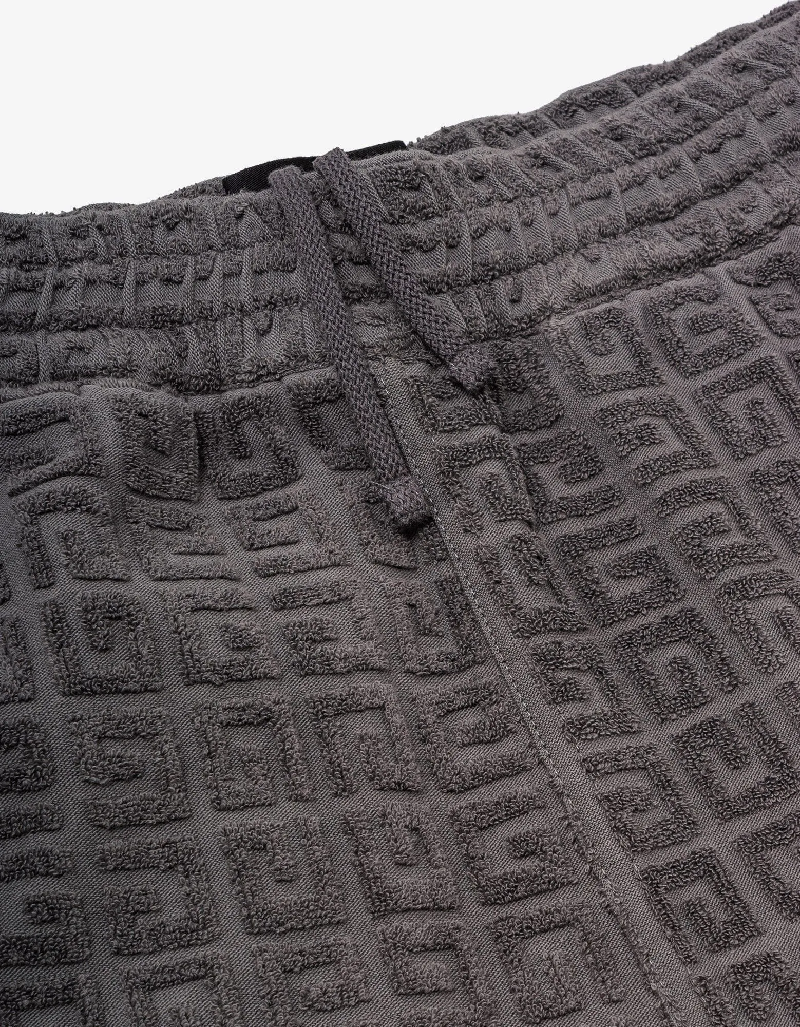 Givenchy Grey 4G Towelling Jacquard Shorts