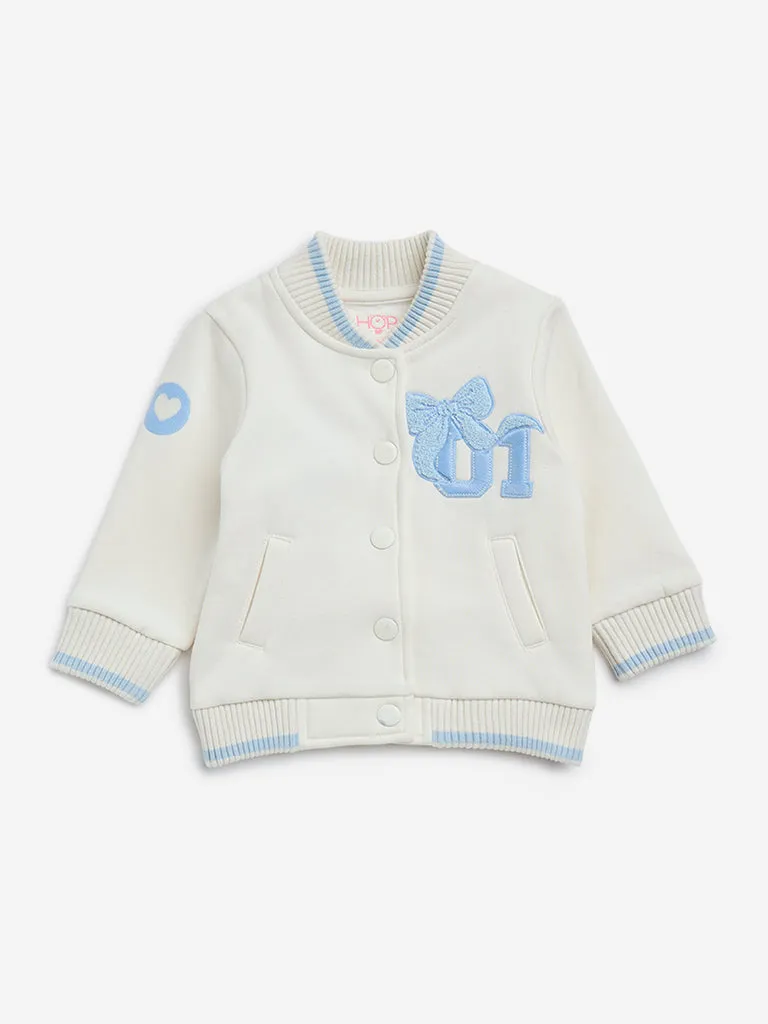 HOP Baby White Text Design Jacket