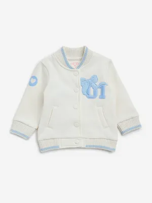 HOP Baby White Text Design Jacket