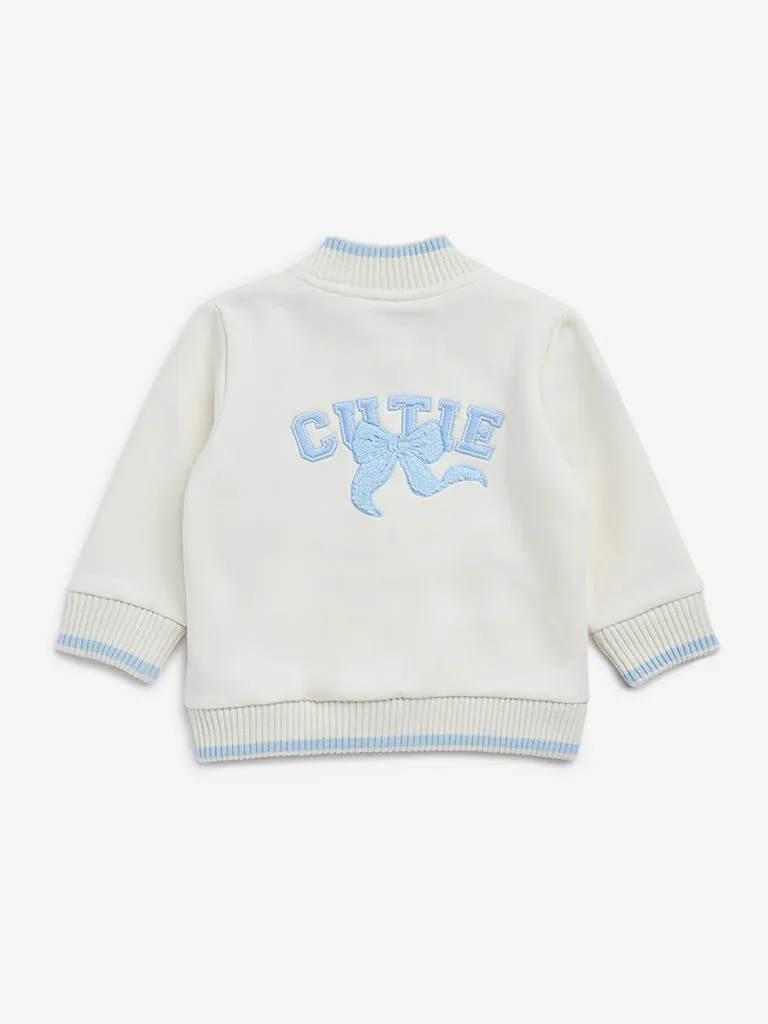 HOP Baby White Text Design Jacket
