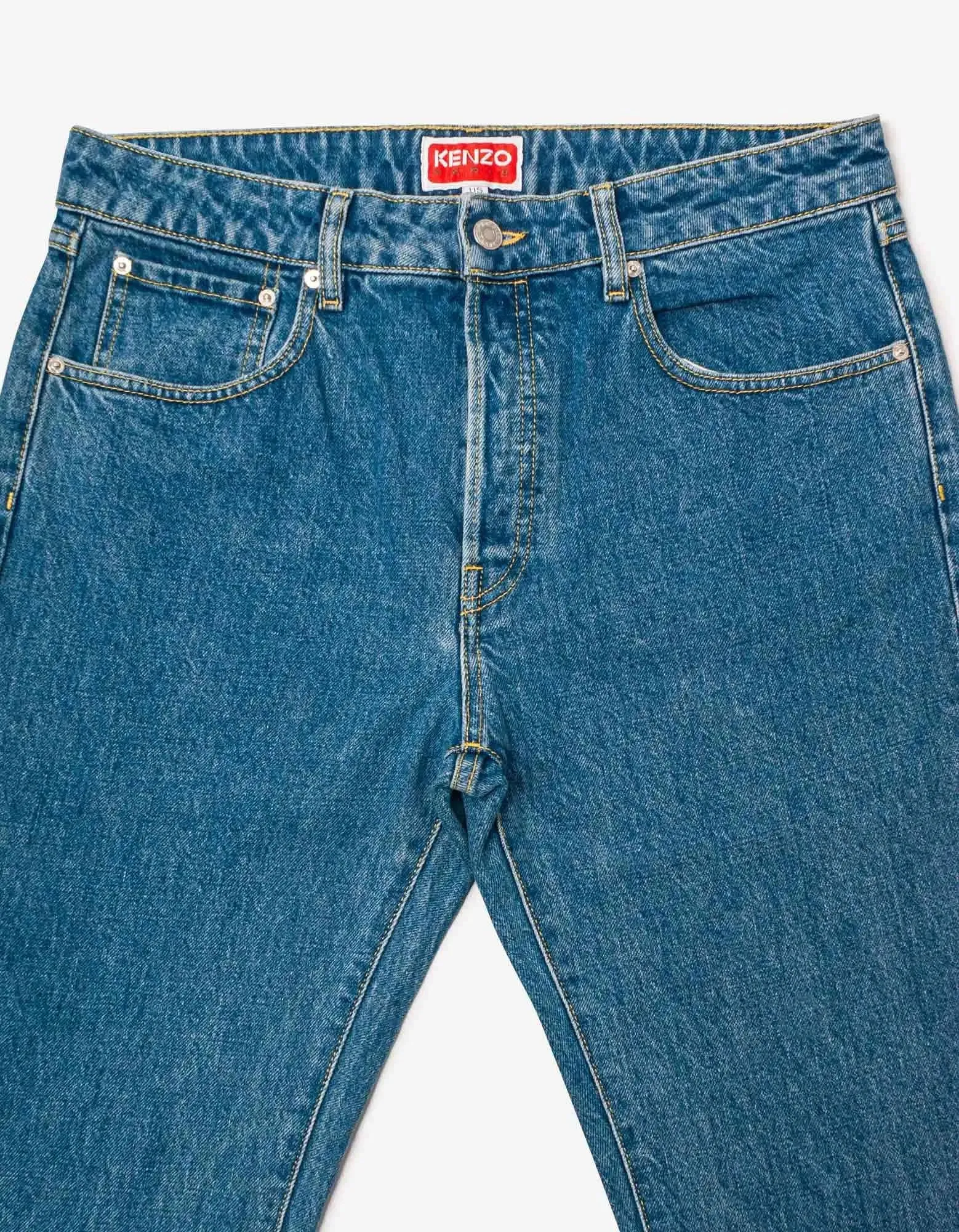 Kenzo Light Blue Bara Slim Fit Jeans
