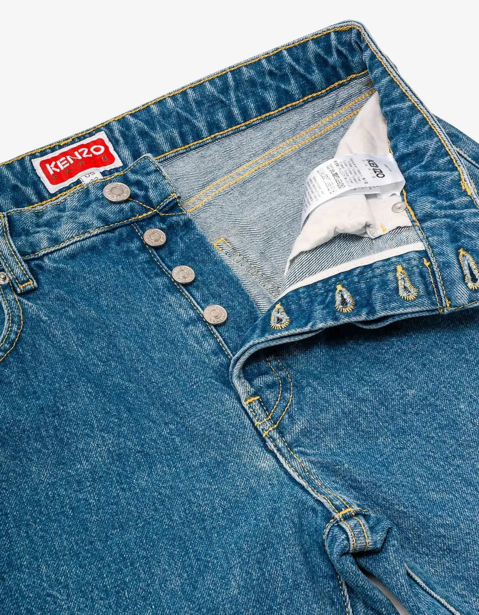 Kenzo Light Blue Bara Slim Fit Jeans