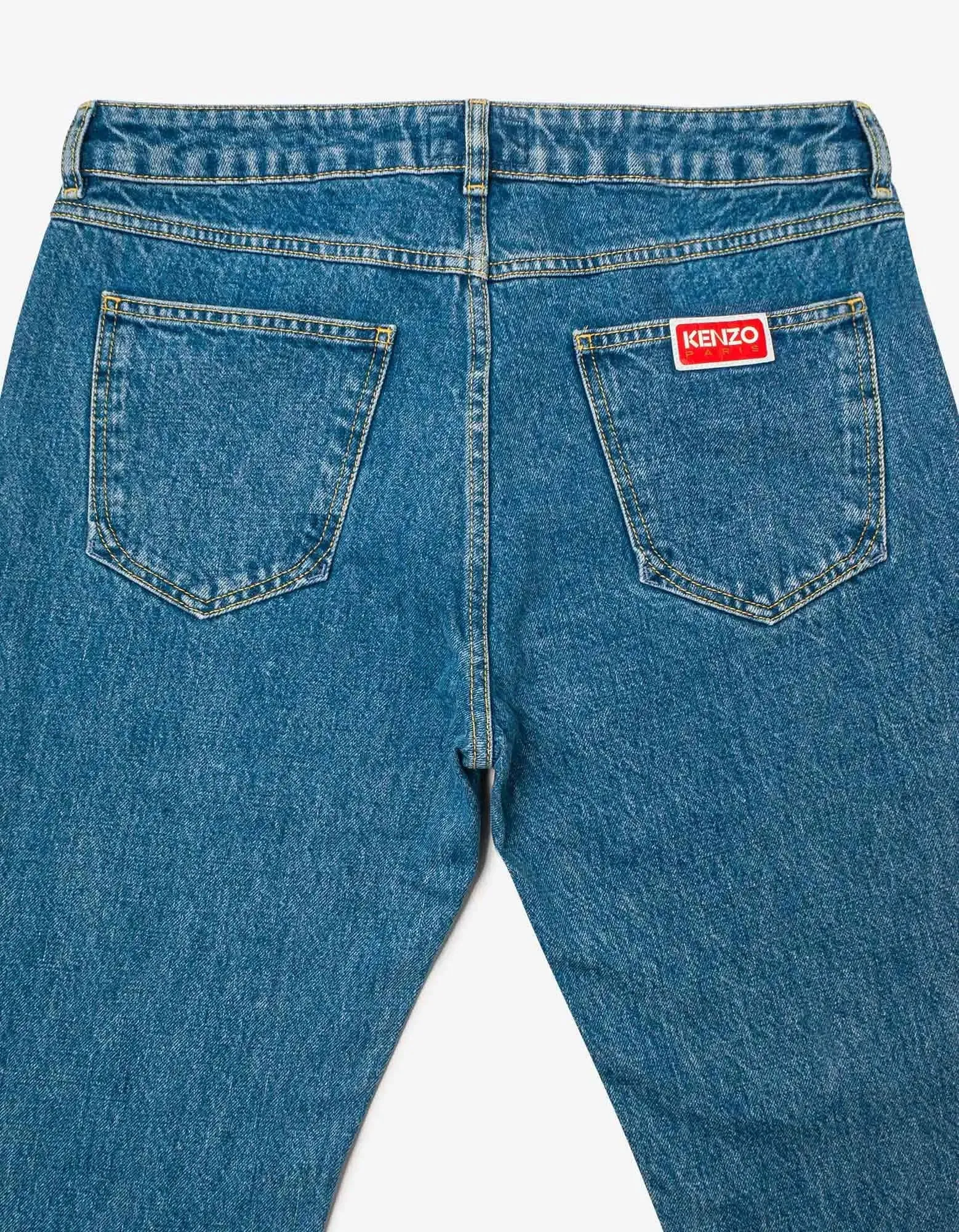 Kenzo Light Blue Bara Slim Fit Jeans