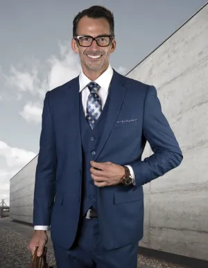 LAZARO SAPPHIRE SLIM FIT 3 PC SUIT