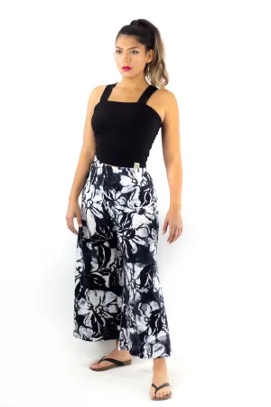 Palazzo Crop Pants - Hula Nights