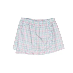 Pastel Plaid Evelyn Skort