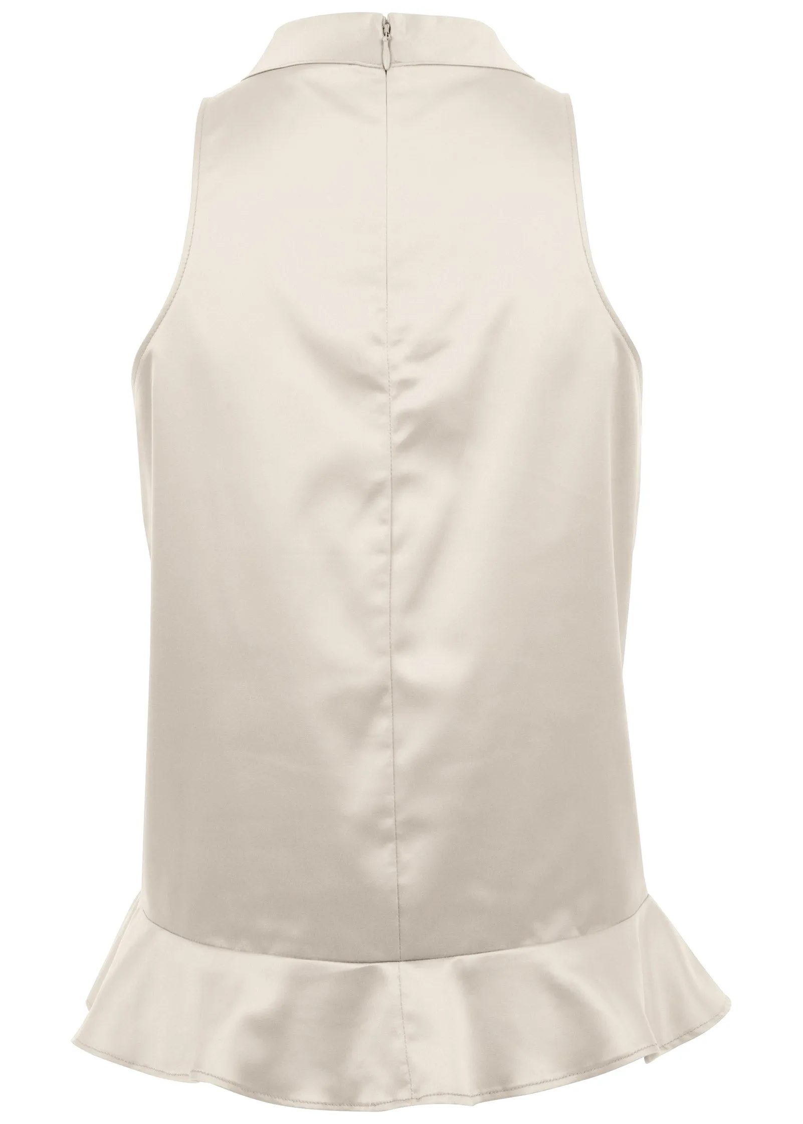 Peplum Top - Off White