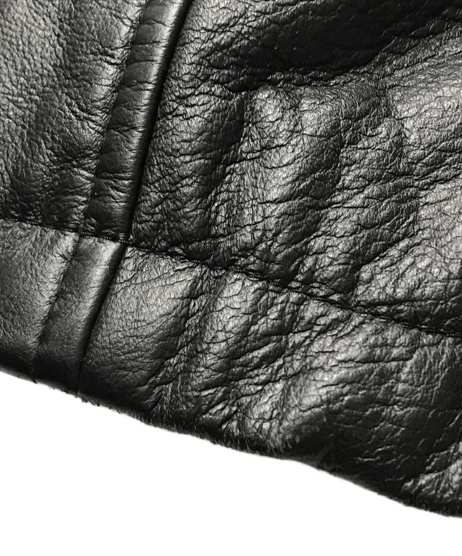 [Pre-owned] A BATHING APE Cow Leather Duffle Down Coat A BATHING APE Abasing Ape Nowhere