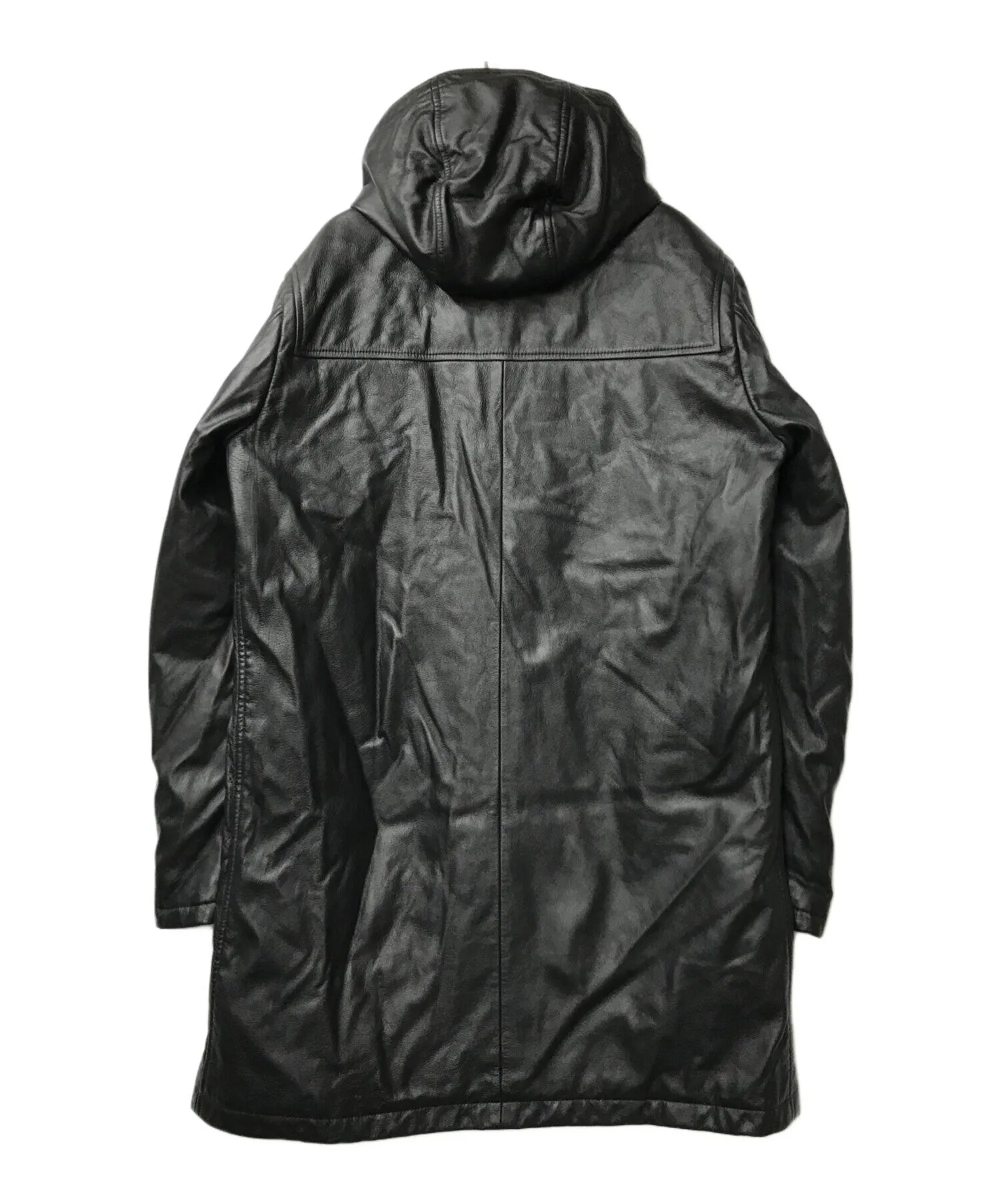 [Pre-owned] A BATHING APE Cow Leather Duffle Down Coat A BATHING APE Abasing Ape Nowhere