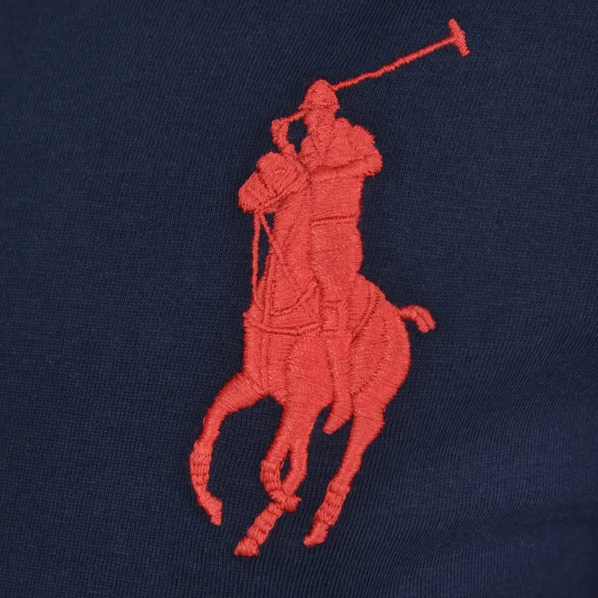 Ralph Lauren Boys Navy Cotton Jersey Hooded T-Shirt