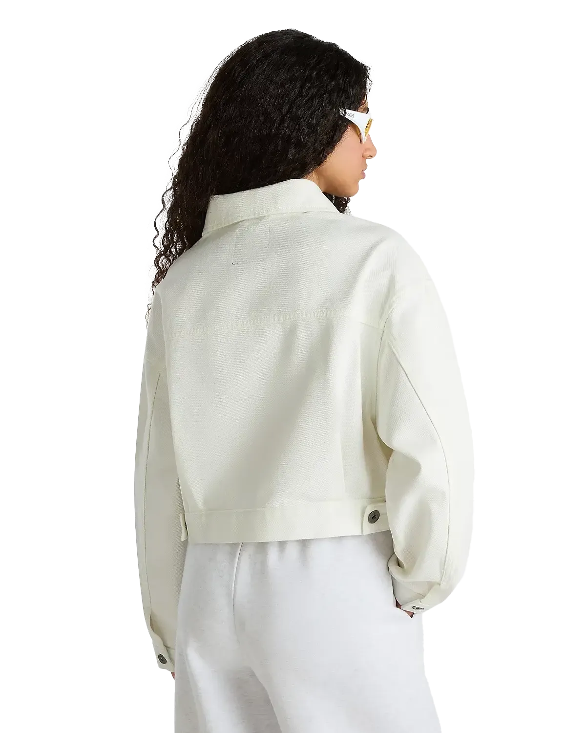 Raynes Crop Trucker Jacket in Marshmallow