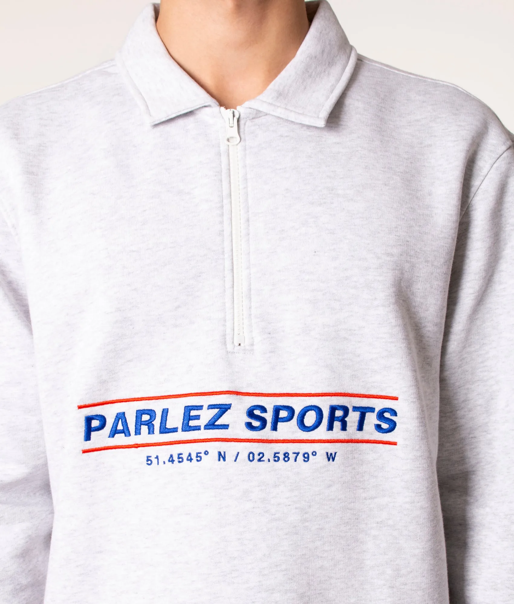 Relaxed Fit Quarter Zip Moritz Sweatshirt