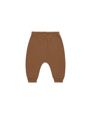 Relaxed fleece sweatpant || Cinnamon