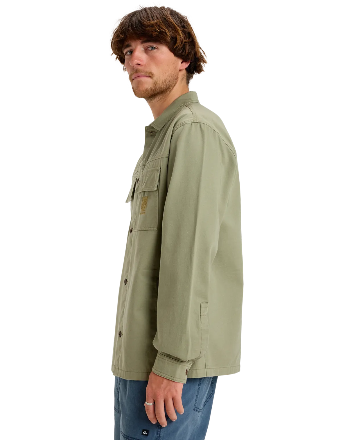 Skyfall Overshirt in Aloe