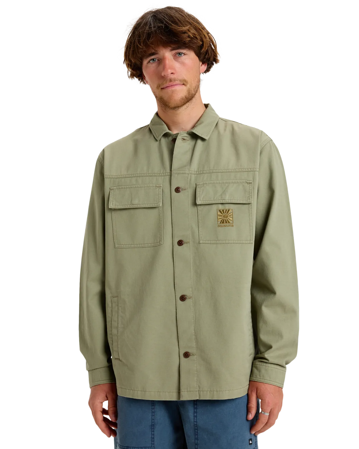 Skyfall Overshirt in Aloe