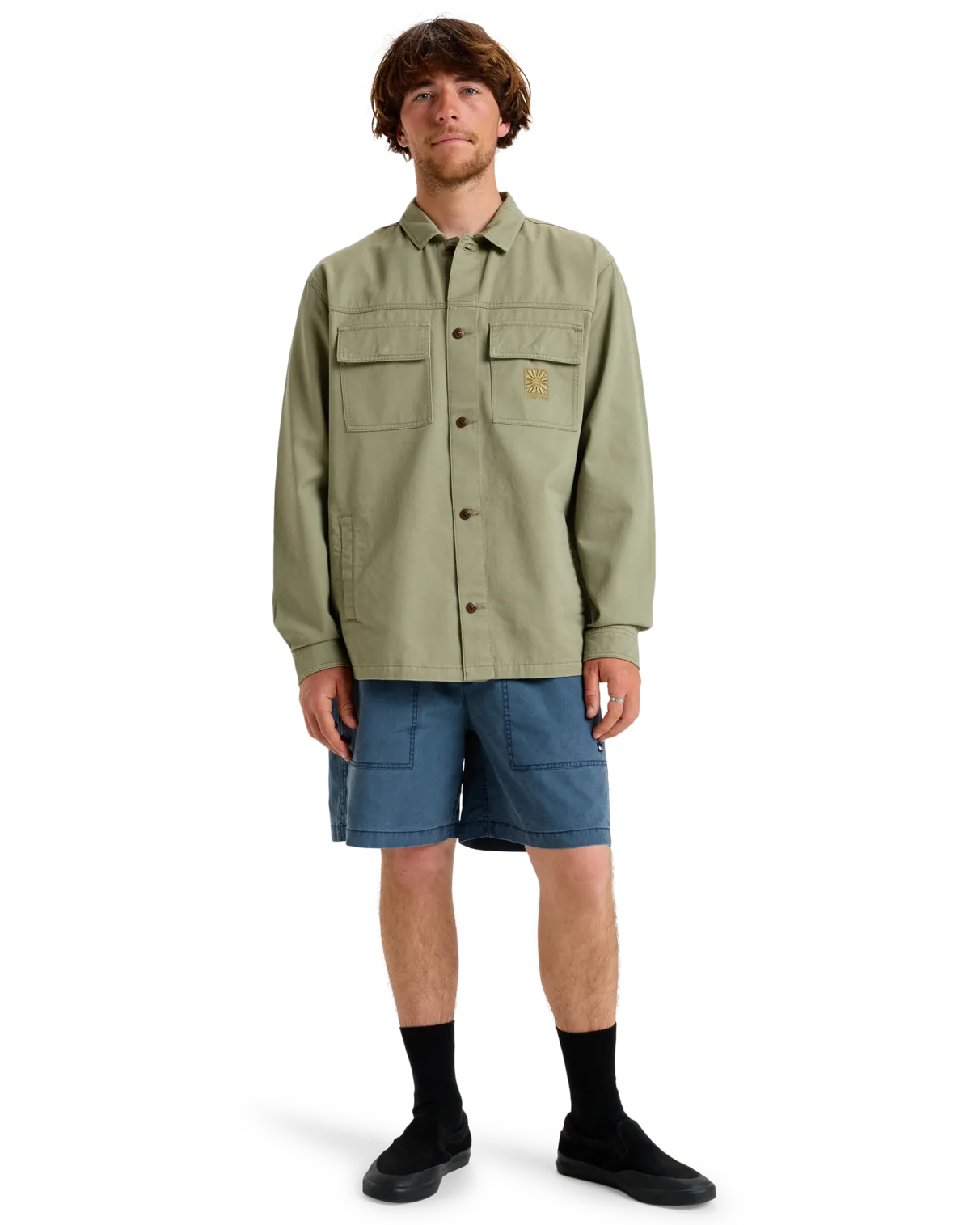 Skyfall Overshirt in Aloe