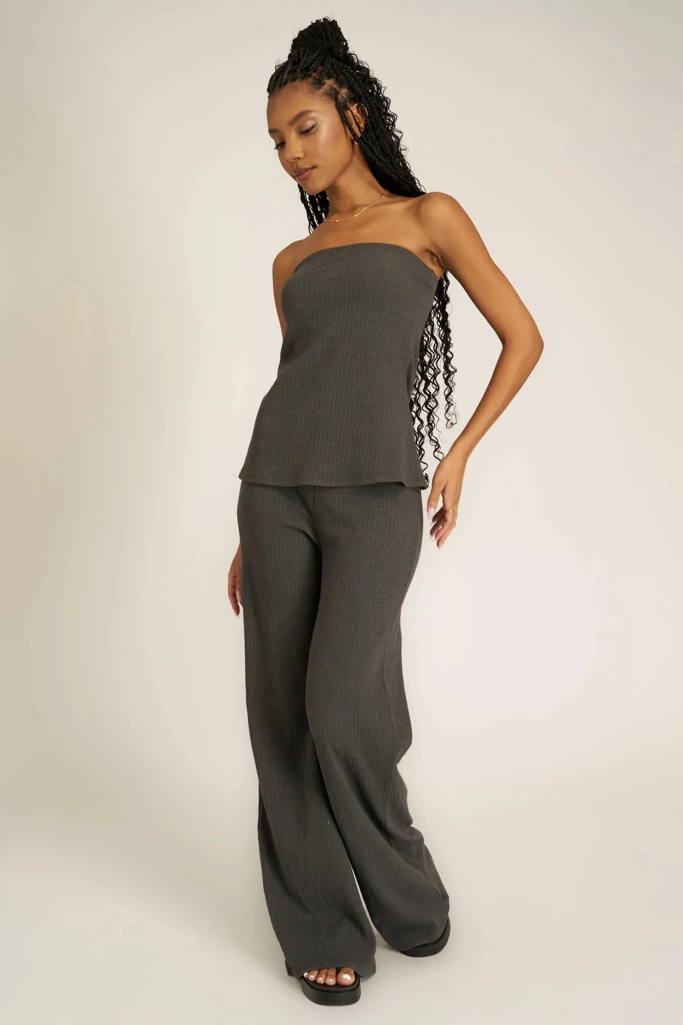 Tempted Pointelle Tube Top - FINAL SALE