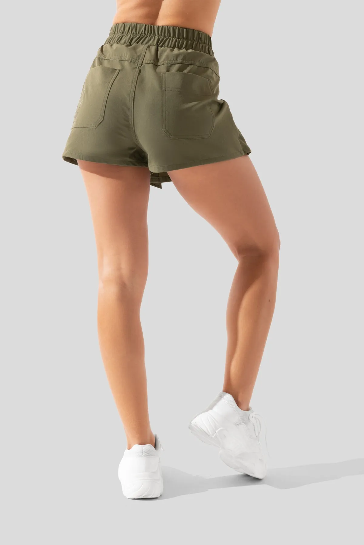 That's a Wrap Skort - Dark Olive