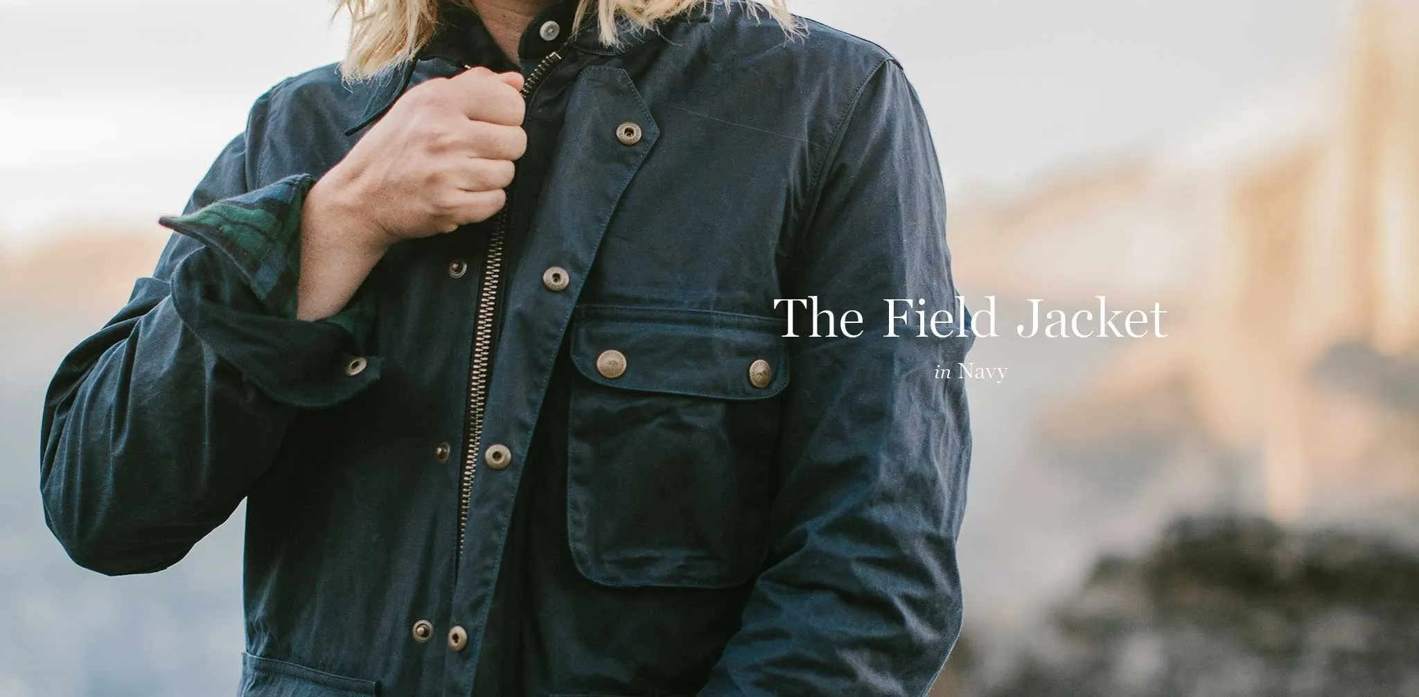 The Field Jacket in Navy
