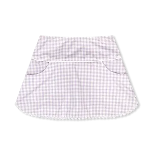 Tiffany Skort - Petal Purple Gingham