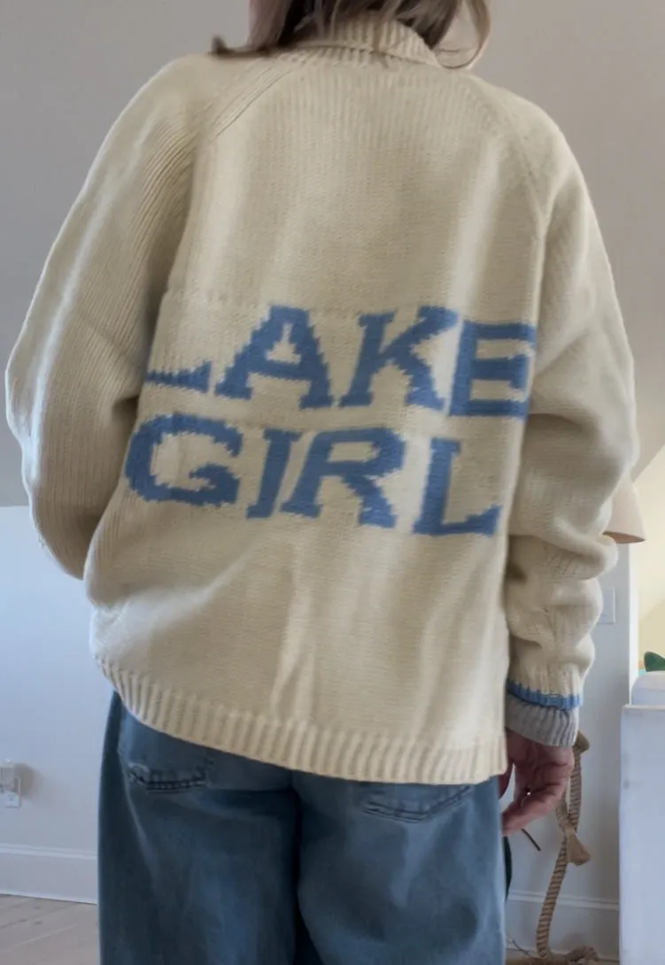 Varsity Lake Girl Sweater